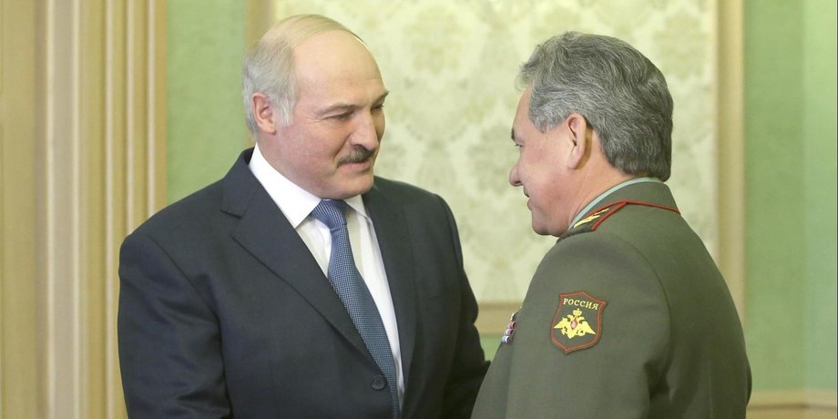 Лукашенко и Шойгу, шойгу приехал в беларусь, шойгу встретился с лукашенко
