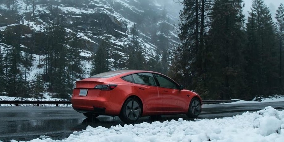 Tesla Model Y, Volkswagen ID.4, электромобили зимой, запас хода электромобиля