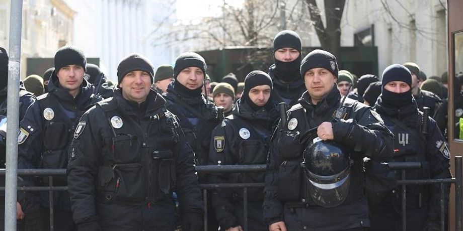 Украинские полицейские, полиция, форма
