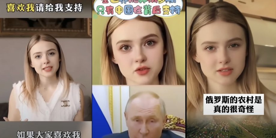 Діпфейк, Ольга Лоєк, Володимир Путін, ШІ, HeyGen, Росія, Китай, фото