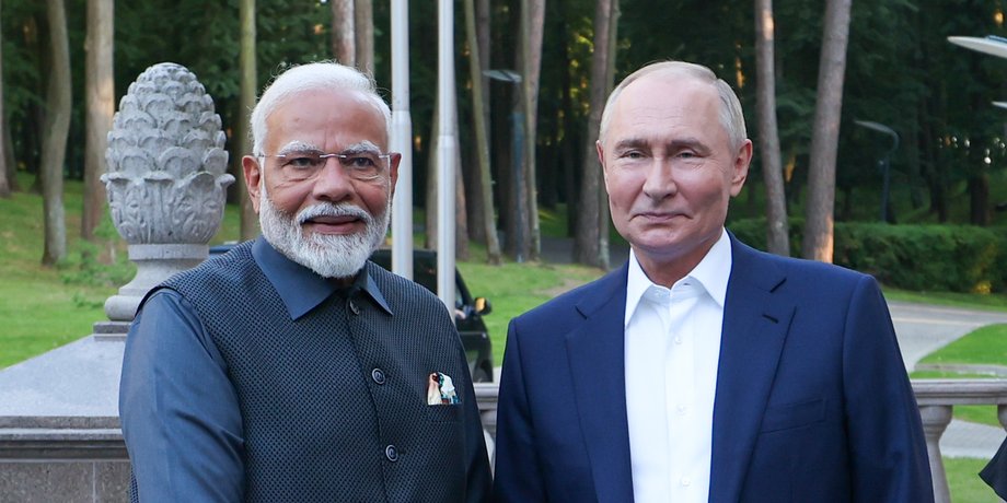 Моді Путін, Нарендра Моді, Володимир Путін