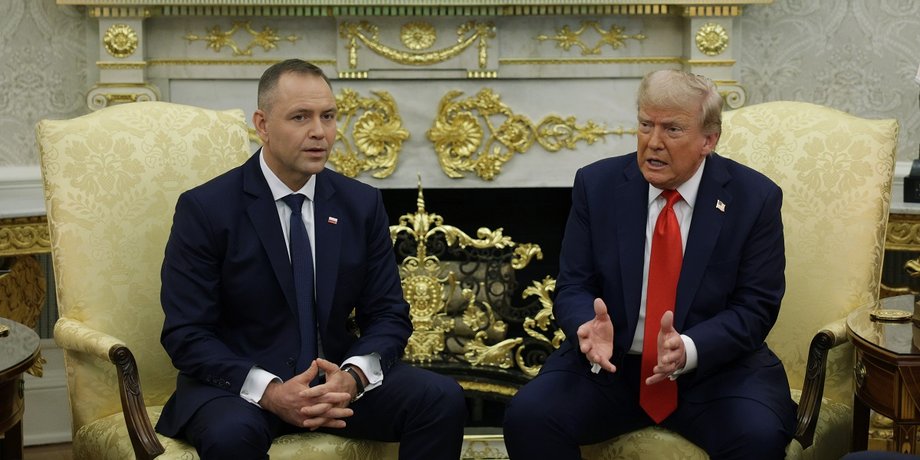 дональд трамп и кароль навроцкий