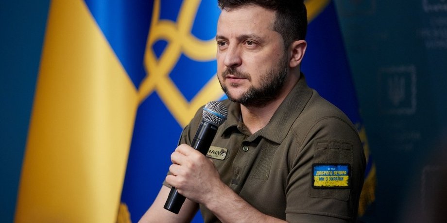 владимир зеленский, убитые русские, вечернее обращение президента, президент украины, война в украине, наступление на донбассе