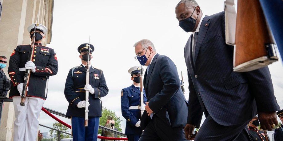 Премьер Австралии Моррисон в США