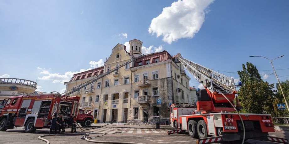 Ракета, Чернигов, атака, драмтеатр, Искандер, война в Украине