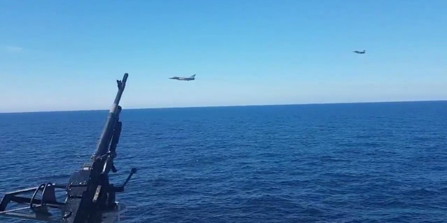 Черноморский флот, Россия, учения, Черное море, Корабли, Самолеты