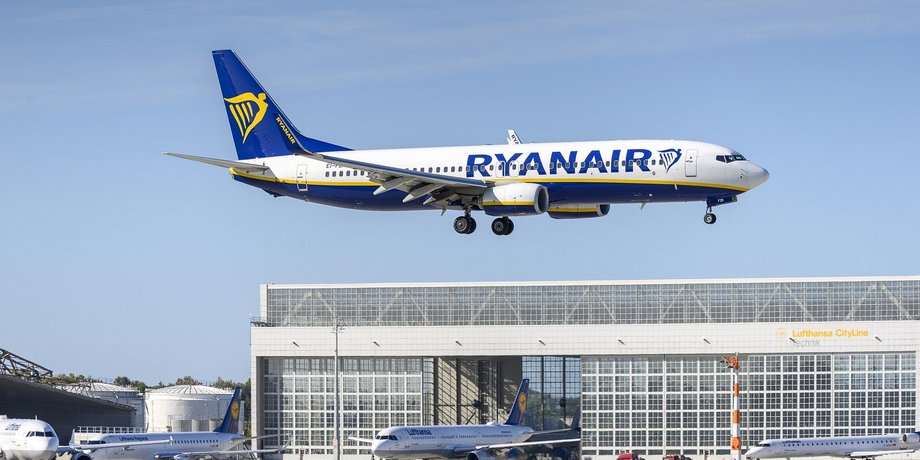 Рій комарів атакував літак рейсу Ryanair FR1423