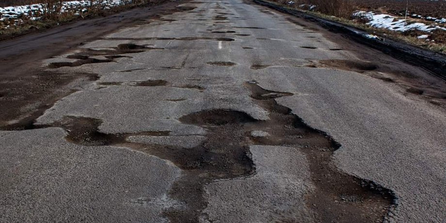 Трасса Мукачево-Рогатин\Фото Facebook Serhiy Hudak