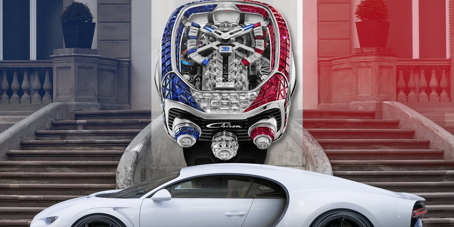 Часы, Bugatti, Bugatti Chiron, Bugatti Chiron Tourbillon Molsheim Edition, Аксессуары, Фото, Видео, Авто, Автомобили