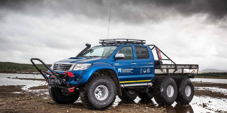 Toyota Hilux AT44 6X6, Toyota Hilux 6X6, Toyota Hilux, пікап Toyota Hilux, пікап Toyota, тюнінг Toyota Hilux