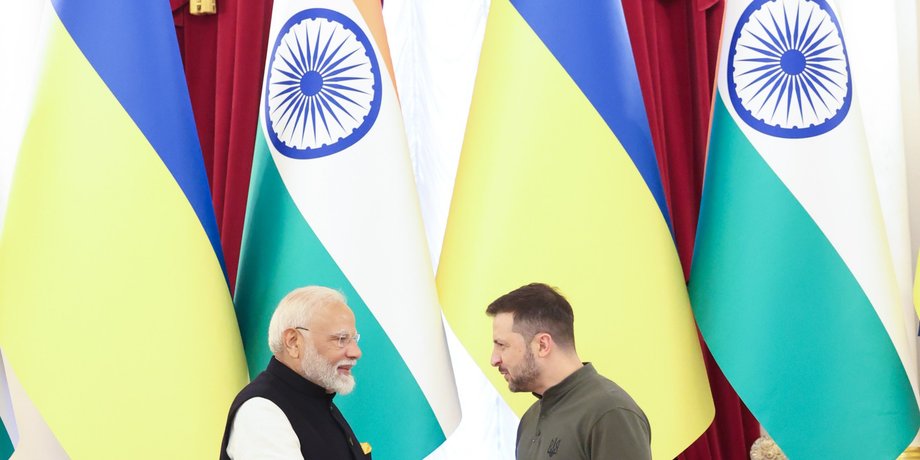 Індія, Україна, переговори, візит Моді в Україну, Нарендра Моді в Києві