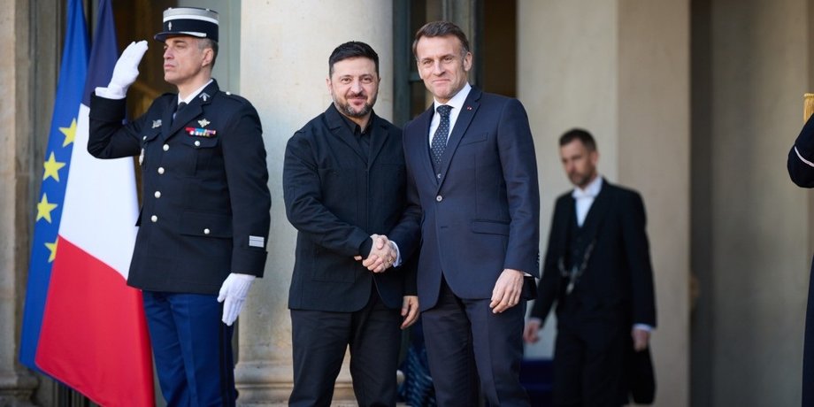 владимир зеленский эмманюэль макрон