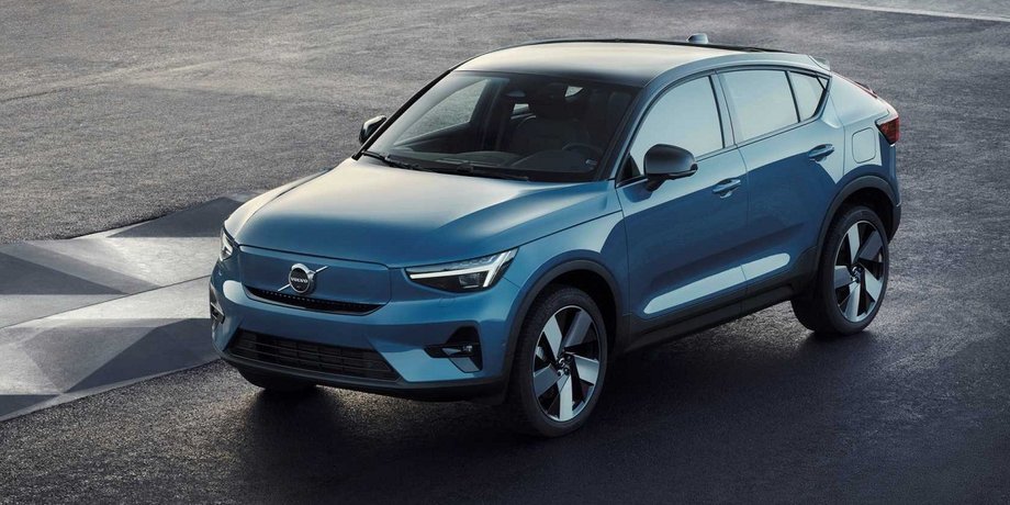 Volvo C40 Recharge, електромобіль Volvo, Салон Volvo, екстер'єр