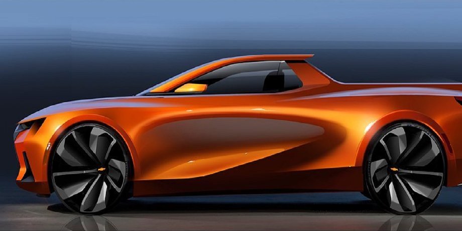 Chevrolet, Chevrolet El Camino, Авто, Автомобили, Новинки, Пикап, Фото, Дизайн, General Motors