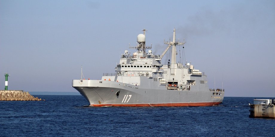російські десантні кораблі
