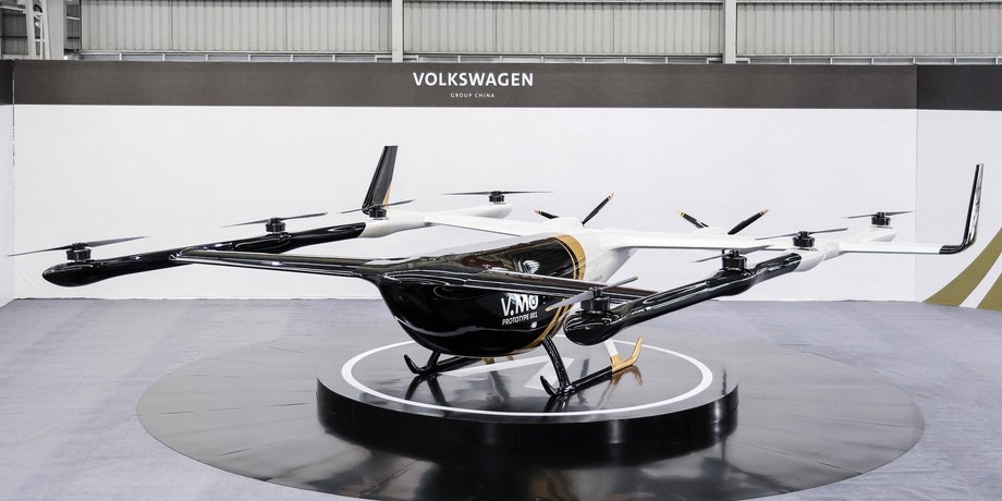 Volkswagen V.MO, летающее такси, воздушное такси, летающее такси Volkswagen, воздушное такси Volkswagen