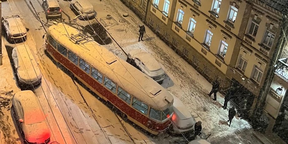 трамвай, ДТП, Киев