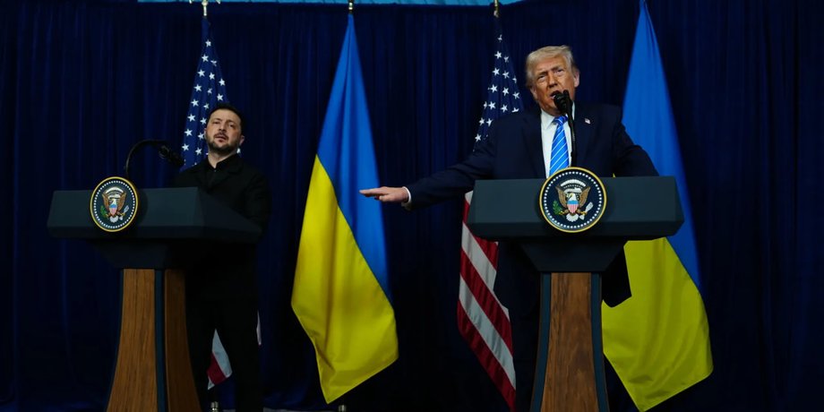 Дональд Трамп и Владимир Зеленский