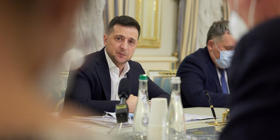 Владимир Зеленский, совещание, президент, послы, дипломаты