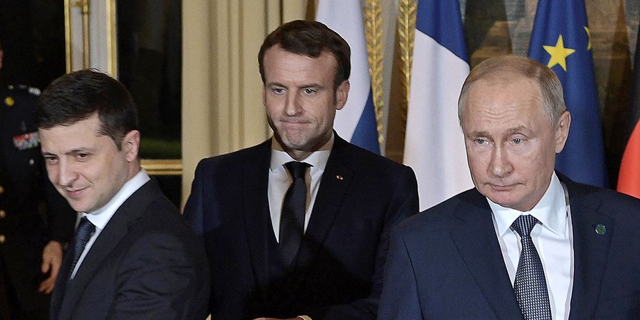 зелений, путін