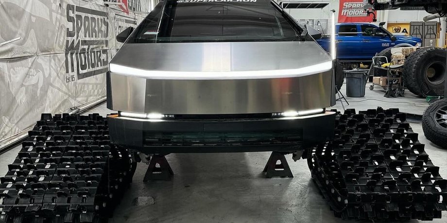 Пикап Tesla Cybertruck, Tesla Cybertruck, новая Tesla Cybertruck, тюнинг Tesla Cybertruck, электромобиль Tesla