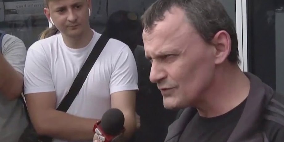 Николай Карпюк. Скриншот трансляции на YouTube