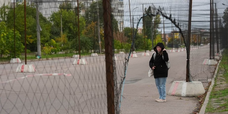 фото вулицы Херсона під час перемир'я в Олешках