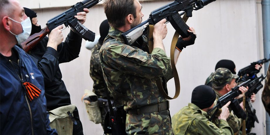 Боевики в Донбассе / Фото: radio24.ua