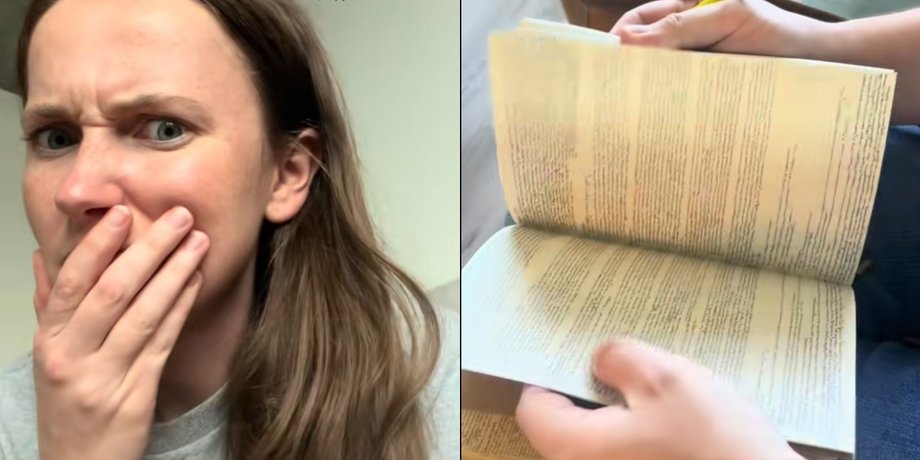 Женщина увидела мужской дневник с очень мелким почерком