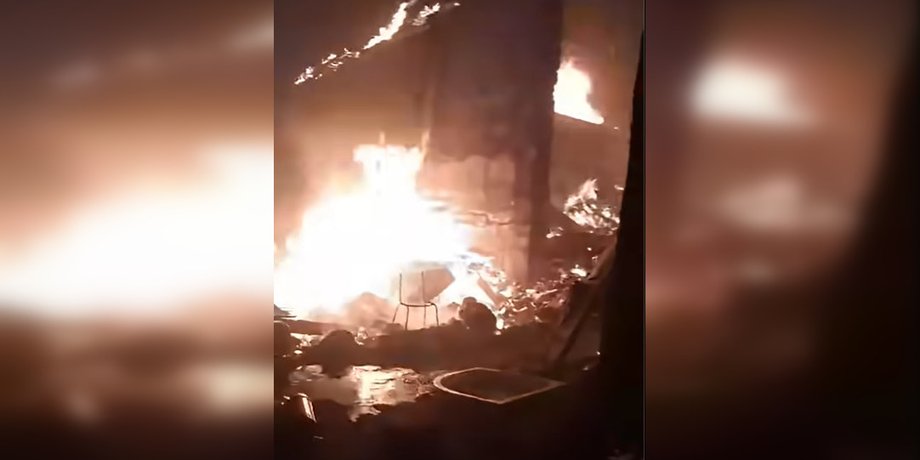 пожежа на території собачого притулку в Одеській області після атаки РФ 29 вересня