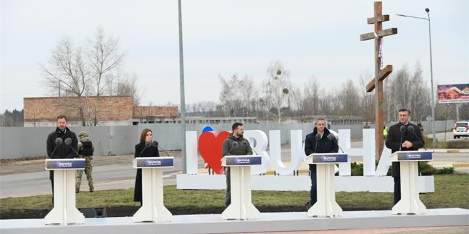 Буча, саммит, Зеленский, годовщина деоккупации, пресс-конференция, увольнение Бучи