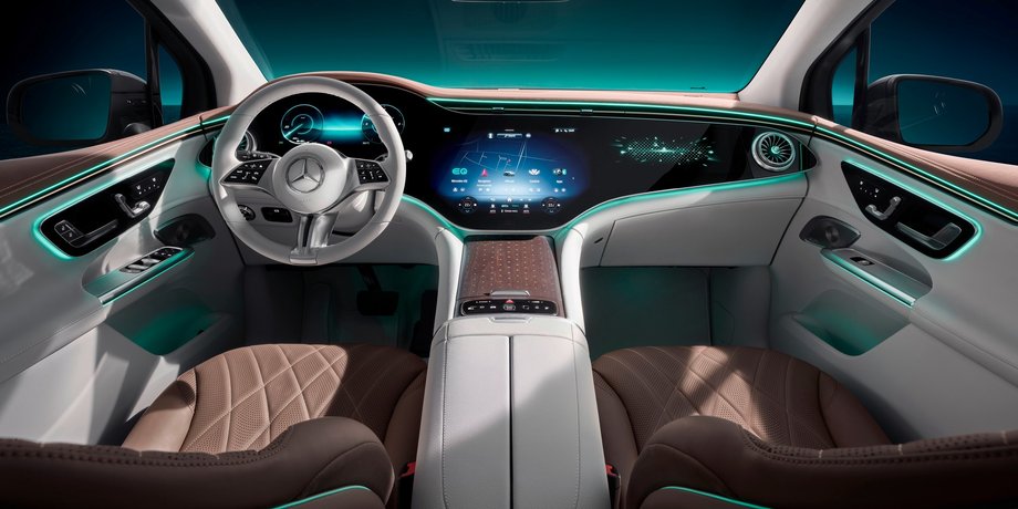 Mercedes EQE SUV, Mercedes EQE SUV 2023, Mercedes-Benz EQE SUV, новый Mercedes-Benz EQE, электромобиль Mercedes