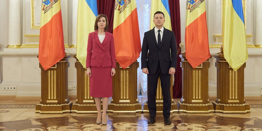 зеленский, санду, встреча, автомагистраль, кишинев, молдова