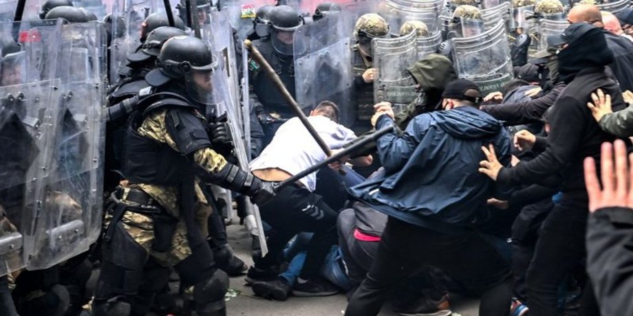 Косово столкновения, протест, Косово, Сербия, сербы Косово