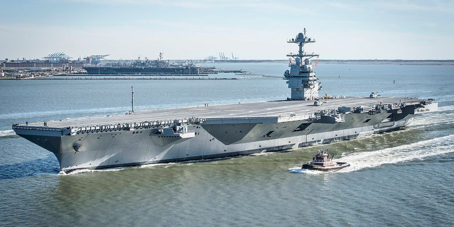 Авианосец USS Gerald R. Ford, ударная группа, ВМС США, корабли США в Европе, Carrier Air Wing Eight, силы США в Европе
