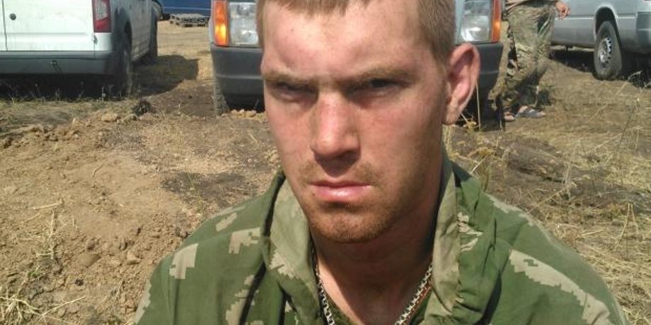 Задержанный российский десантник