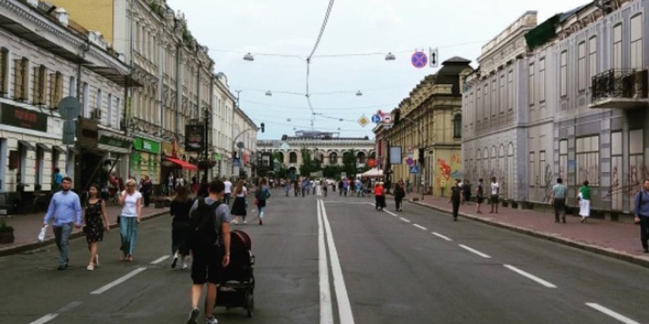 Улица Сагайдачного в Киеве / Фото: 112.ua