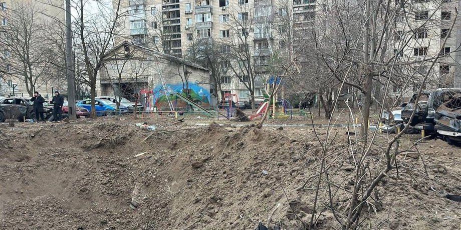 Киевская область, обстрел, ракетный удар, повреждения, разрушения