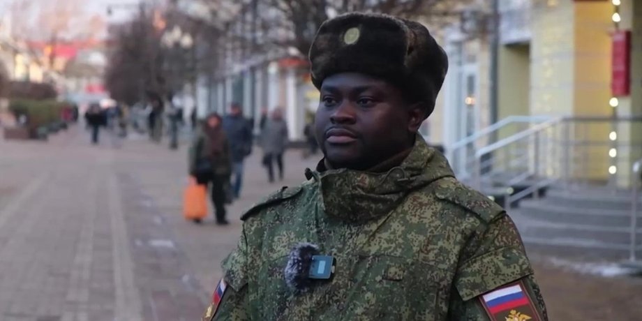 Наемник ВС РФ из Камеруна, российская армия, контракт ВС РФ, иностранные наемники, мобилизация РФ, зарубежные боевики