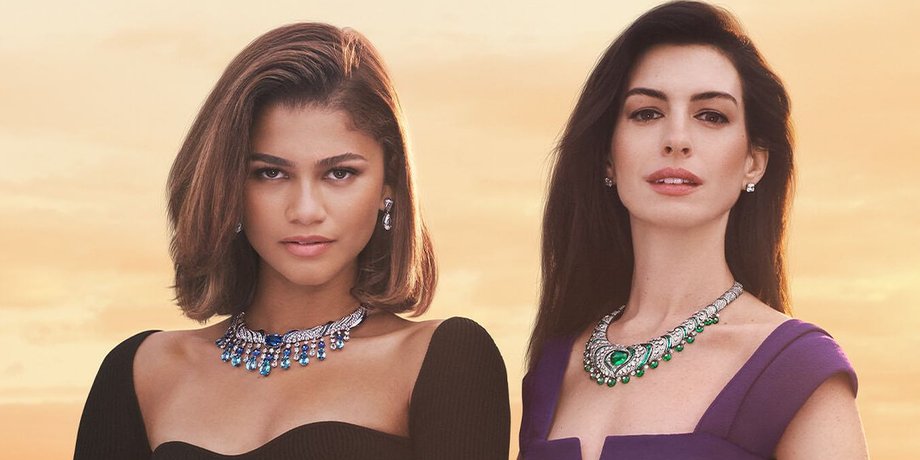 Bulgari, Зендея, Энн Хэтэуэй, реклама, драгоценности, рекламный ролик