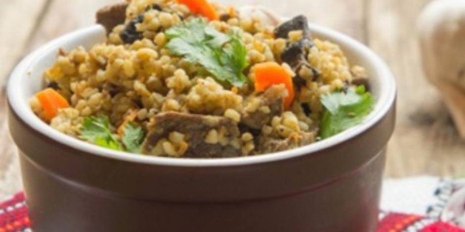 булгур, булгур с курицей и грибами