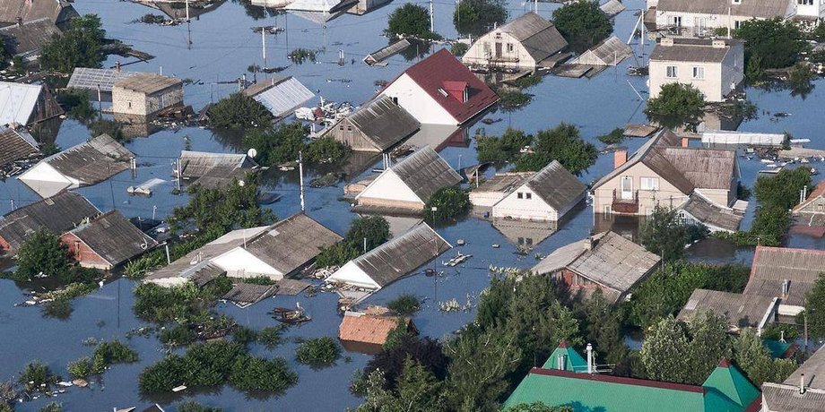 Херсонська область, Каховська ГЕС, затоплення будинків, підрив Каховської ГЕС, ситуація в Херсонській області