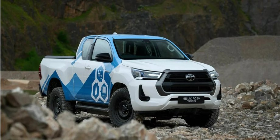 Toyota Hilux FCEV, Toyota Hilux, новый Toyota Hilux, пикап Toyota, электромобиль Toyota