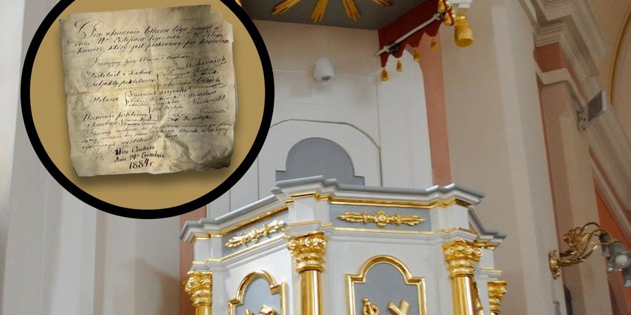 Місце знахідки Документ був написаний у 1884 році