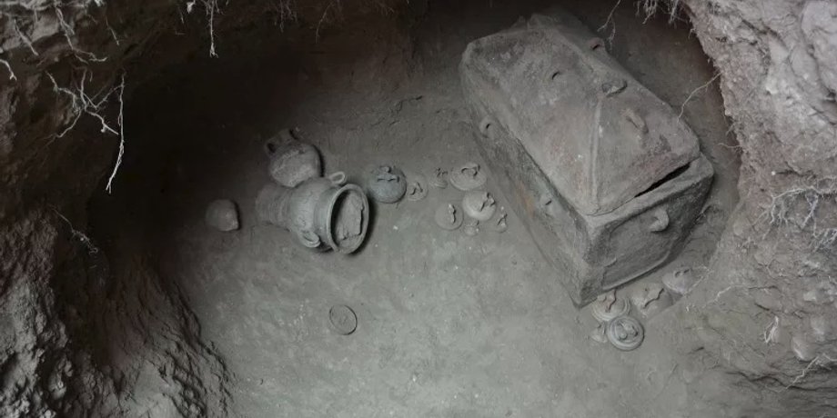 Один из гробов. Фото: Lassithi Ephorate of Antiquities