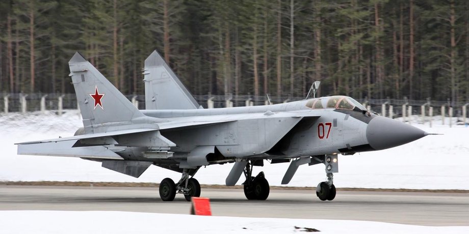 Истребитель , самолет, МиГ-31, авиация, ВС РФ, война в Украине