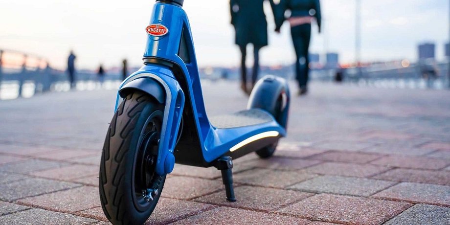 Электроскутер Bugatti, самокат Bugatti, электросамокат Bugatti, Электрический самокат Bugatti, электромобиль Bugatti