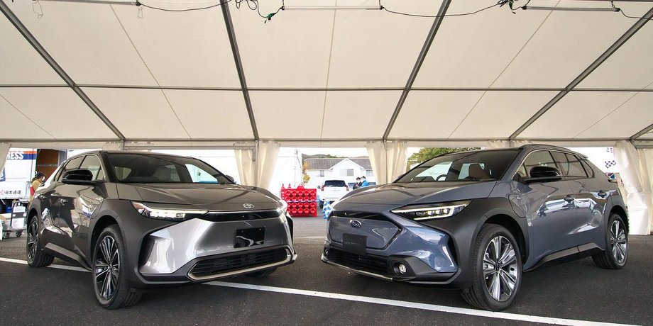 Toyota bZ4X, Subaru Solterra, отзыв авто, электромобиль Toyota, электромобиль Subaru, кроссовер Toyota, кроссовер Subaru