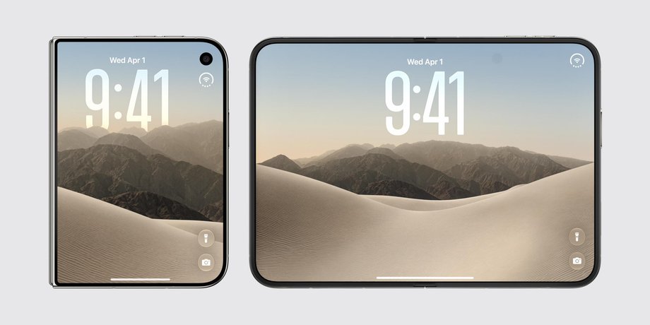 iPhone Duo складной смартфон apple