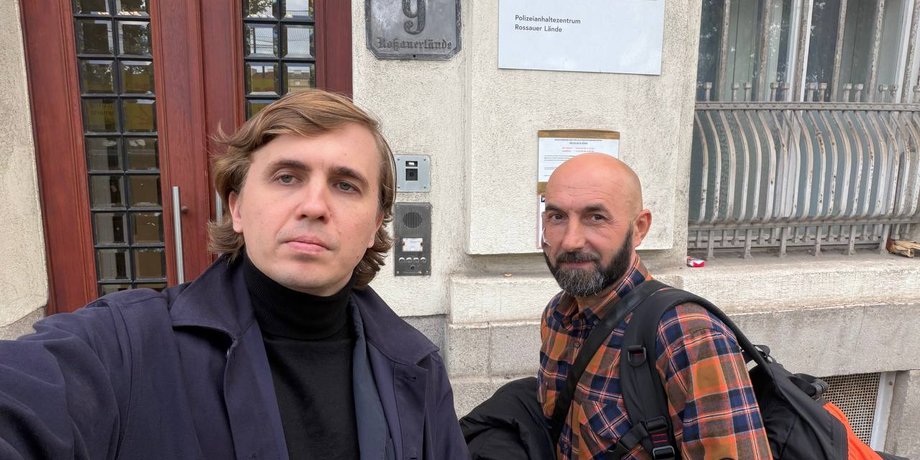 Журналіст-розслідувач Михайло Ткач та оператор Ярослав Бондаренко фото журналіст-розслідувача Михайла Ткача та оператора Ярослава Бондаренка